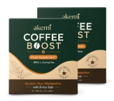 2 boxes of Akemi Coffee Boost